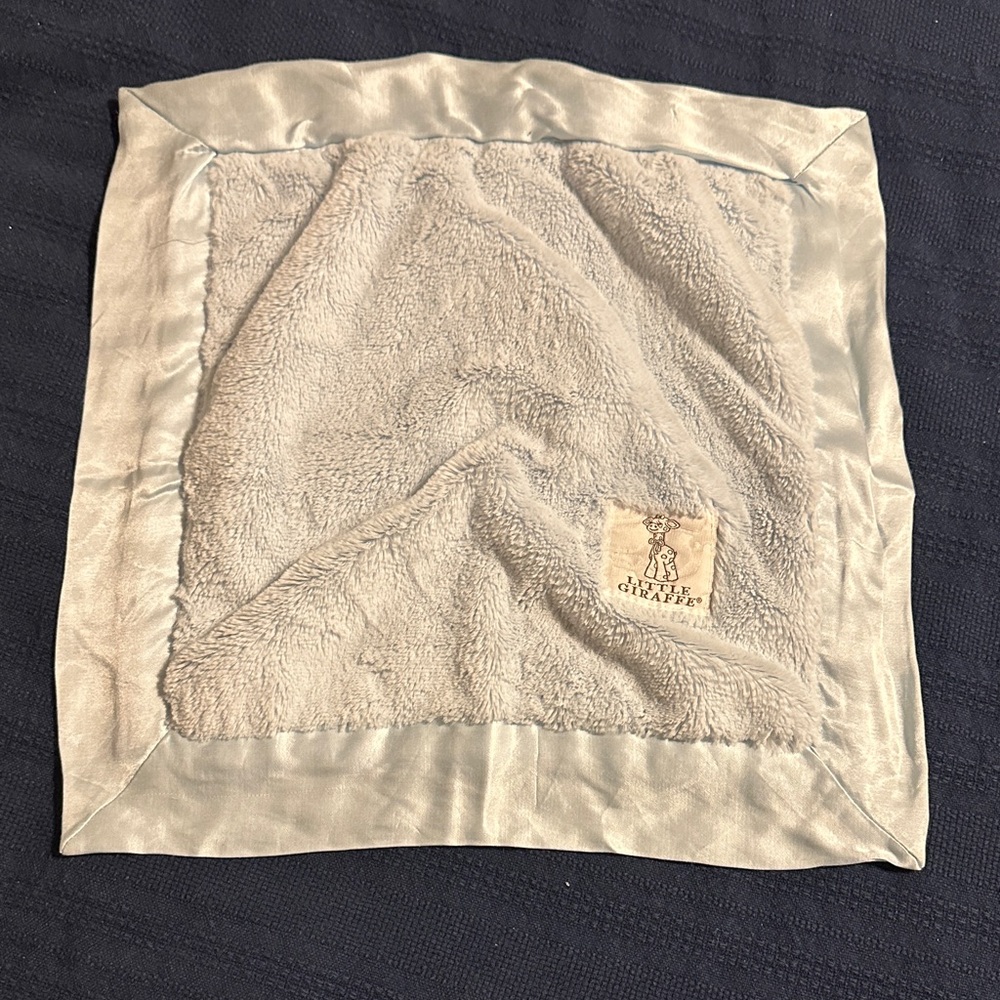 Little Giraffe Baby Blue Lovey Security Blanket